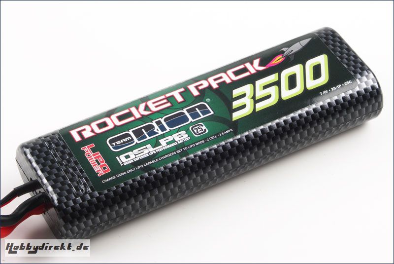 Akku Rocket Pack Lipo 3500 25C (Tamiya) Team Orion ORI14102