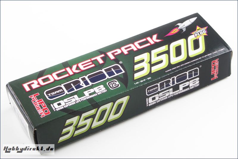 Akku Rocket Pack Lipo 3500 25C (Tamiya) Team Orion ORI14102