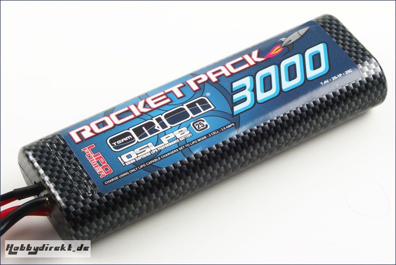 Akku Rocket Pack Lipo 3000 25C (Super) Team Orion ORI14105