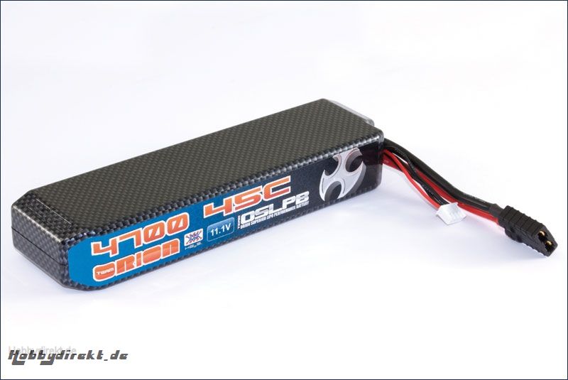 Carbon XX LiPo 4700 11.1 V 25C Team Orion ORI14144