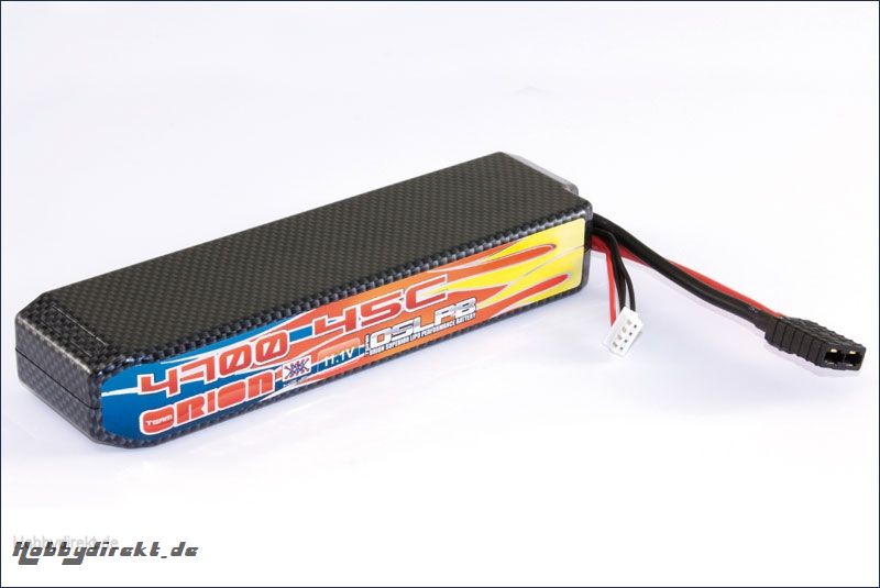 Carbon XX LiPo 4700 11.1 V 25C Team Orion ORI14144