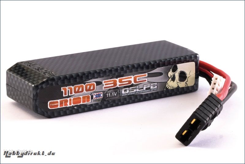 Carbon XX LiPo 1100 11.1 V 35C Team Orion ORI14149