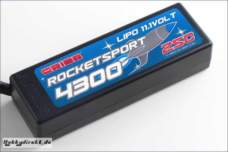 Akku Rocket Sport 4300 LiPo 11,1V Team Orion ORI14191