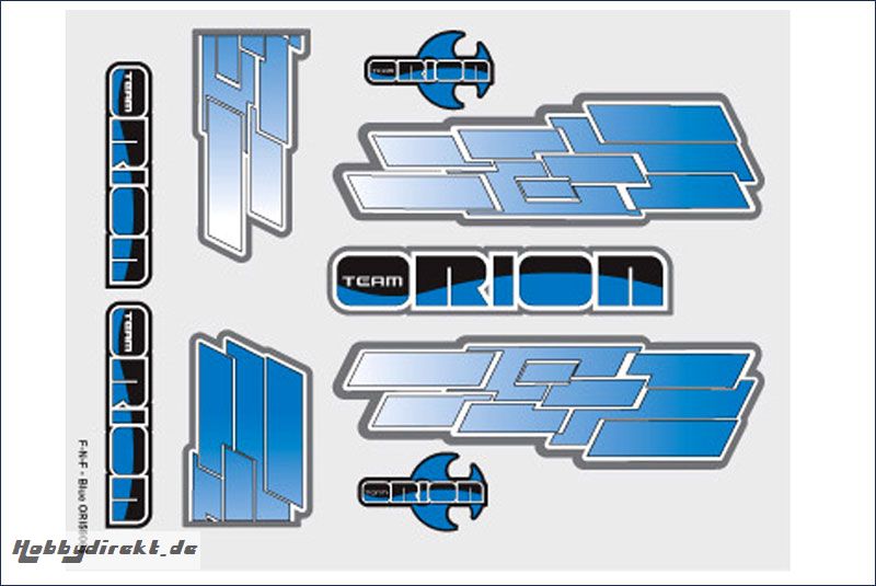 Grafiksset Innenraum F-N-F Blau Team Orion ORI59065