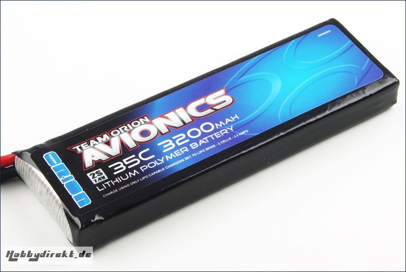 Avionics Lipo 7,4V 3200mAh 35C SLP Team Orion ORI60062