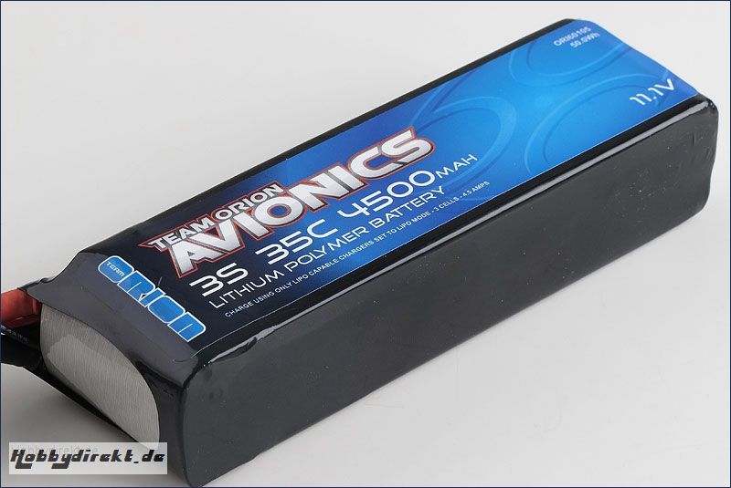 Avionics LiPo 4500mAh 11,1V (3S/35C) Team Orion ORI60105