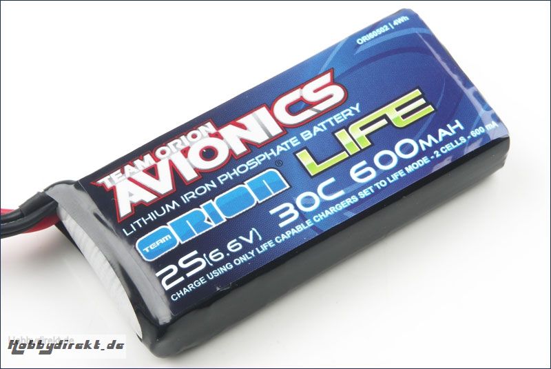 Avionics Life RX Pack 600 30C 6.6V Team Orion ORI60502