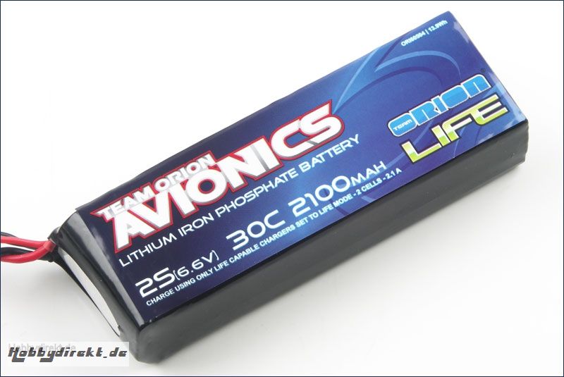 Avionics Life RX Pack 2100 30C 6.6V Team Orion ORI60504