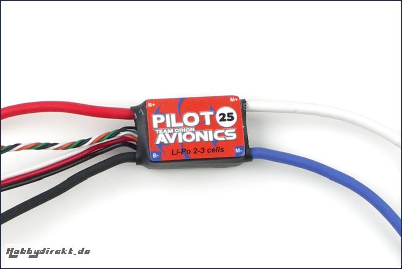 Drehzahlsteller Avionics Pilot 25 ESC 2 Team Orion ORI62002