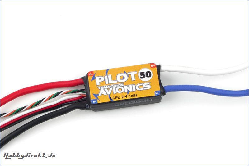 Drehzahlsteller Avionics Pilot 50 ESC 5 Team Orion ORI62004