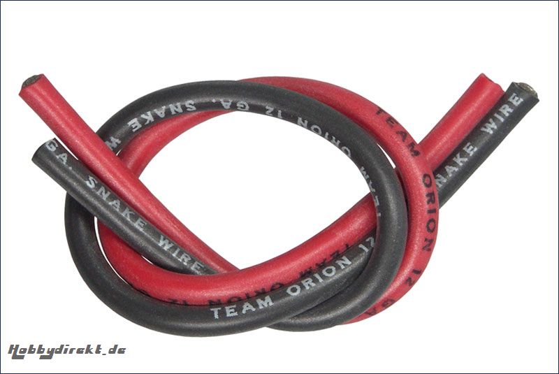 Silikonkabel Silberlitze 12 AWG, 2x200 Team Orion ORI62502