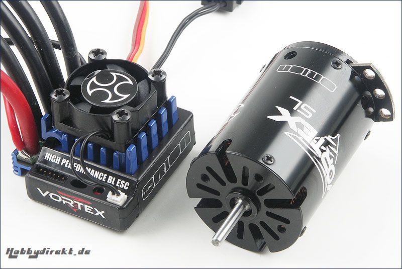 Vortex Combo Sensorless Speed 7500KV mit Team Orion ORI66005