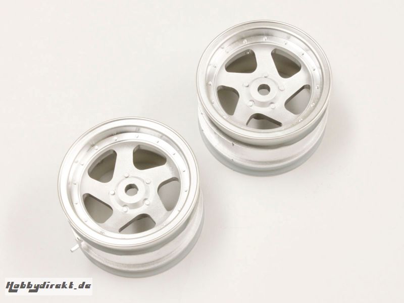 FELGEN 5B 43MM. OPTIMA CHROM SATIN (2) Kyosho OTH244SC