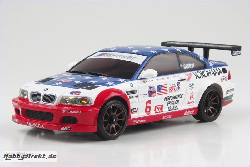 Karosse BMW M3 GTR ALMS 2001 No.6 Kyosho R246-1111