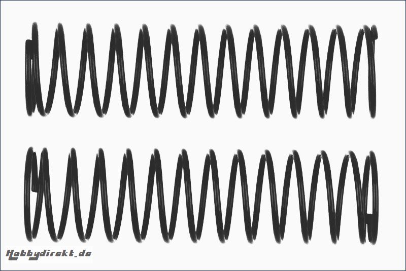 Feder 16-1,0, L76, schwarz (2) Kyosho RF-014-1610