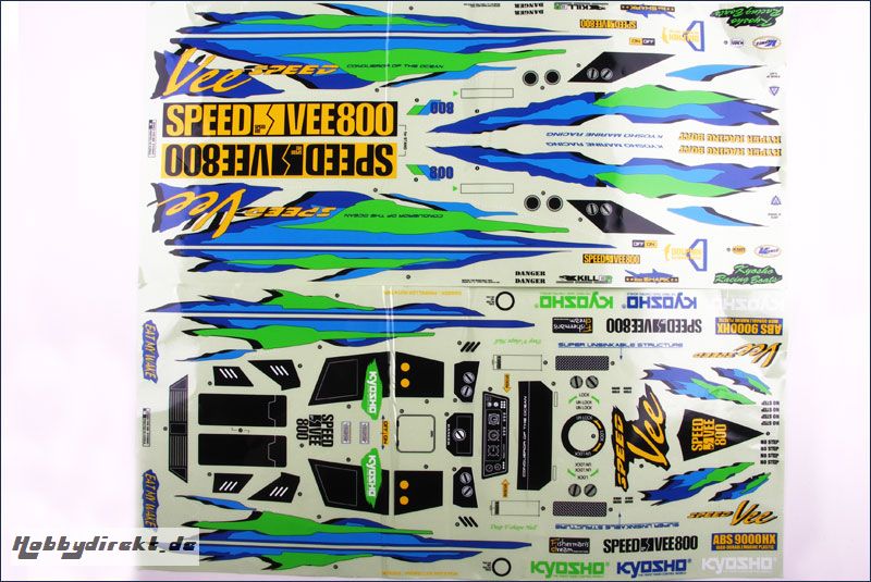 Dekorbogen Speed Vee Kyosho SV-07