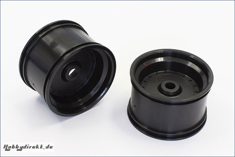 Felge hinten, schwarz (2) Kyosho SXH002BK