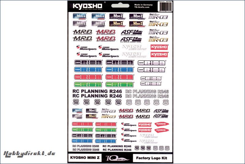 Mini-Z Logo HQ, transparent Kyosho TQG-02