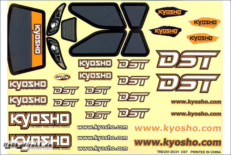 Dekorbogen DST Kyosho TRD-251