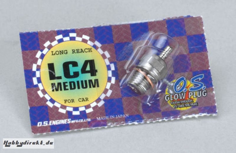 OS O.S. Glowplug Type LC4(Warm)