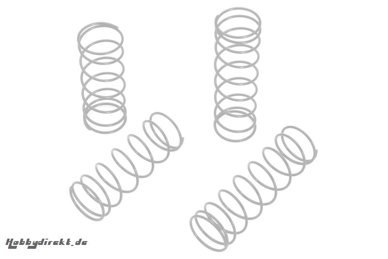 Feder weiß/mittel 4St - S10 BX/TX/SC LRP 122516