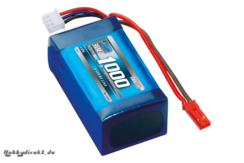 Lipo Flugakku 1000 - 30C - 11.1V LRP 430045