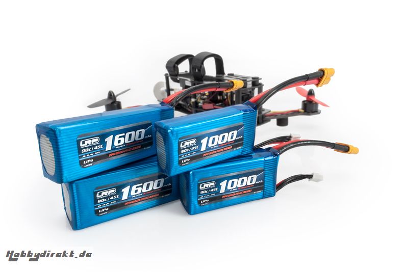 FPV-Race-Pack 1000mAh -3S -90C/45C -11.4V LiHV Akku -XT60 LRP 430065