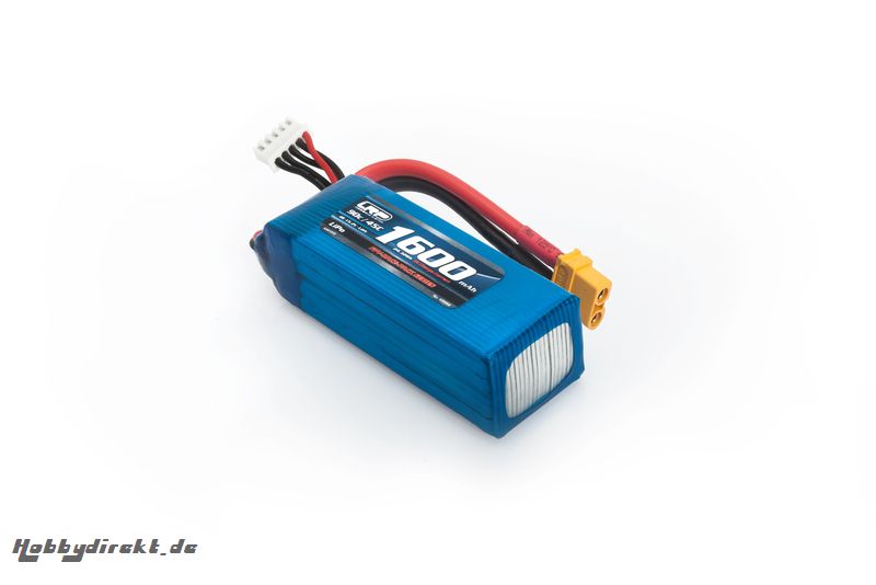 FPV-Race-Pack 1600mAh -4S -90C/45C -15.2V LiHV Akku -XT60 LRP 430068