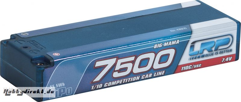 LiPo CCL 7500 Big Mama 110C/55C 7.4V LRP 430210