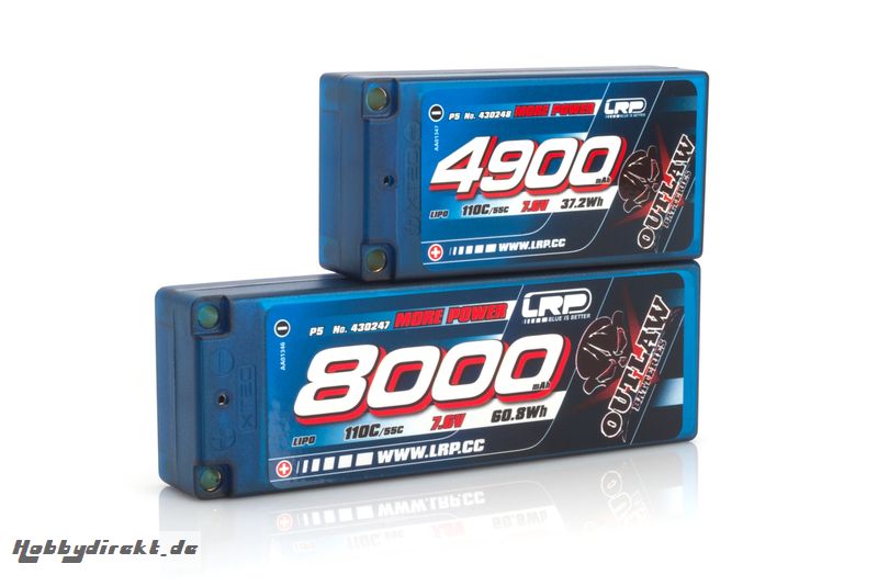 8000 Stickpack P5 LiPo OutlawHardcase LRP 430247