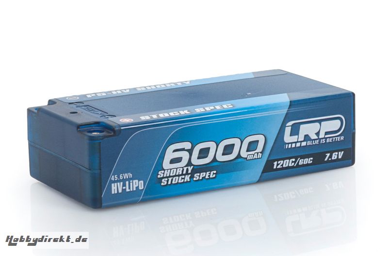 P5-HV Shorty Stock Spec 6000mAh Hardcase Akku - 7.6V LiPo - 120C/60C LRP 430255