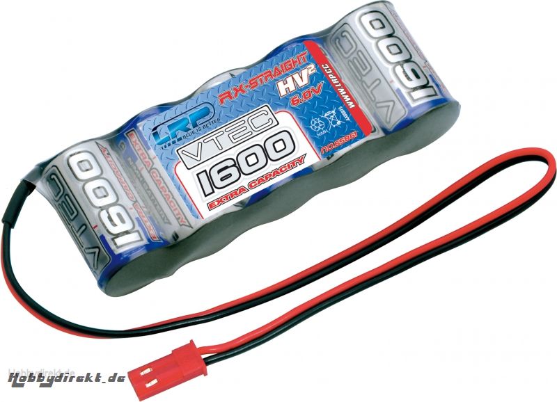 LRP 1600EC RX-Pack 6.0V 1600mAh Straight LRP 65861