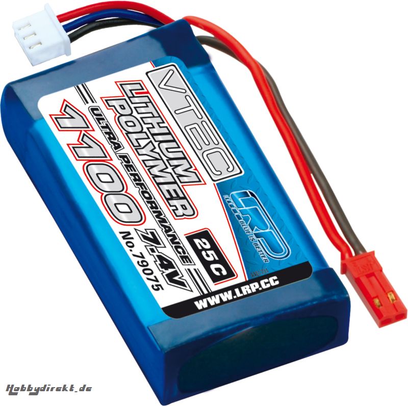 LiPo Flugakku 1100 - 25C - 7.4V LRP 79075