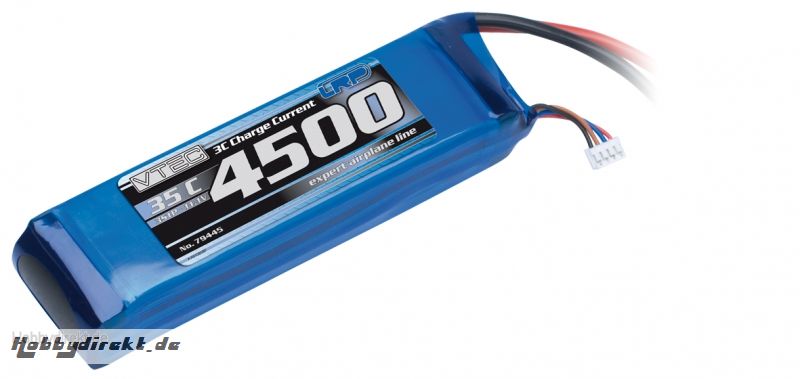 35C Expert Airplane Line Lipo 4500 11.1V LRP 79445