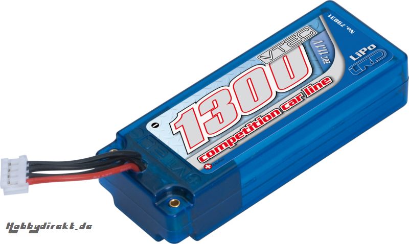 LiPo 1300 Comp. Car Line 11.1V 28C LRP 79831