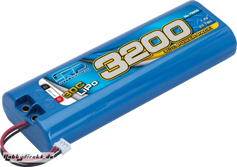 LRP LiPo Power Pack 3200 - 7.4V 30C MPS LRP 79896