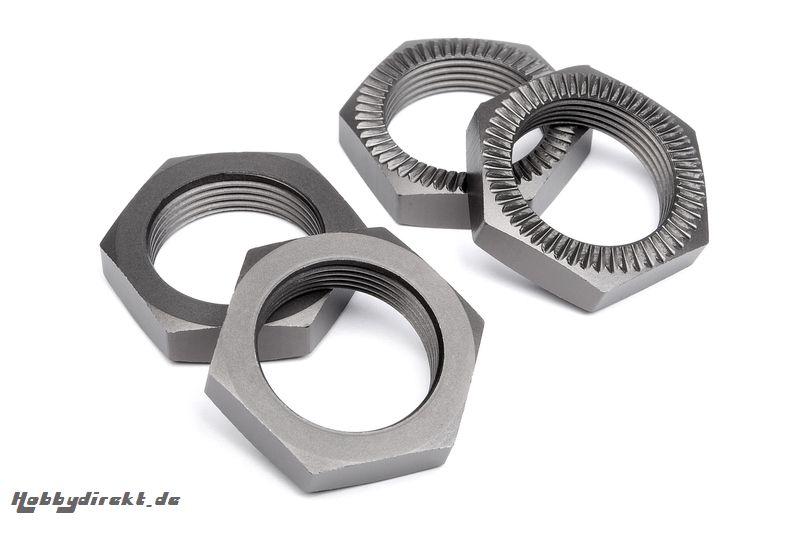 Radmutter 24mm (gunmetal/4St) hpi racing H102216