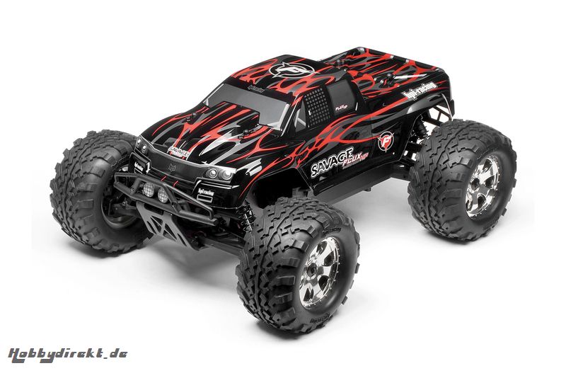 GT-2 Karo (schwarz/grau/rot/Savage Flux) hpi racing H102219