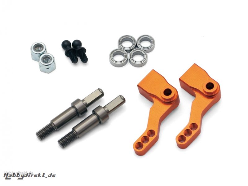 Alu Lenkhebel Set (Moosis/orange/FT) hpi racing H103023