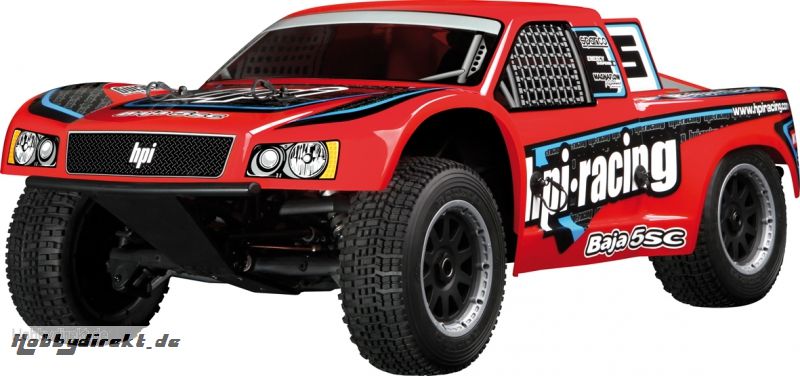 Baja 5SC 2.4GHz mit SC-1 Karo (rot) hpi racing H105235