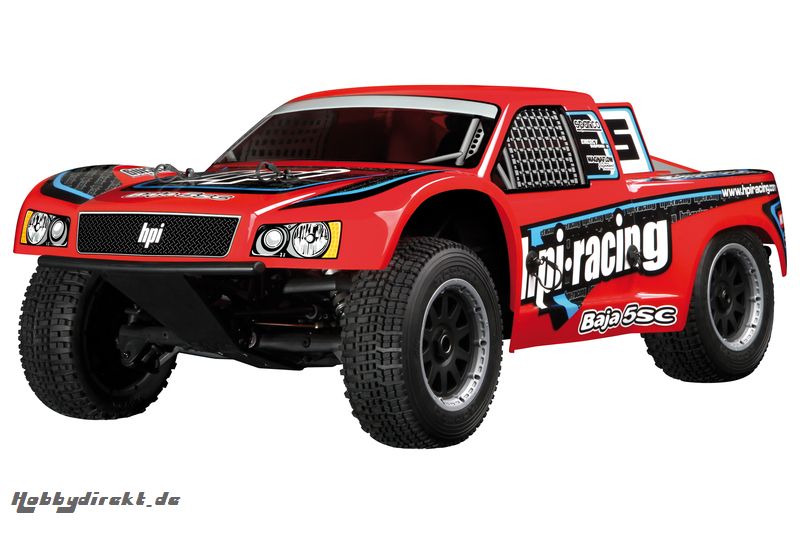 Baja 5SC-1 Truck Karosserie (rot) hpi racing H105328