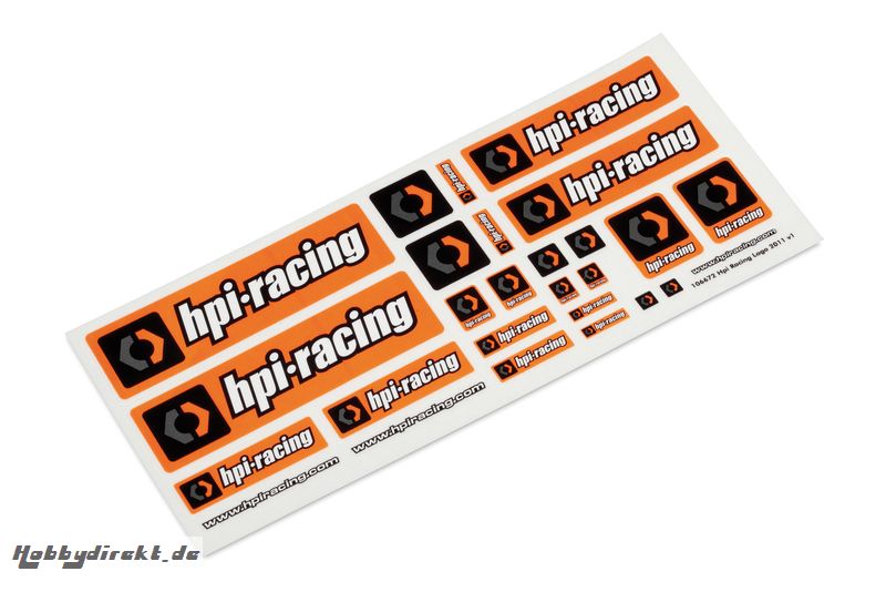 HPI Racing Logo 2011 V1 Aufkleberbogen hpi racing H106672