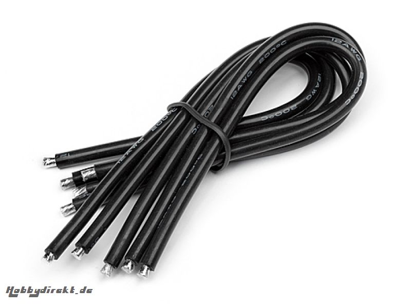 Flux Pro Regler Kabel (schw./12AWG/5St) hpi racing H107256