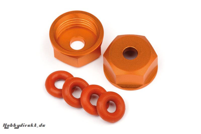 Dämpferkappe unten (Alu/orange/2S/SavXS) hpi racing H108071