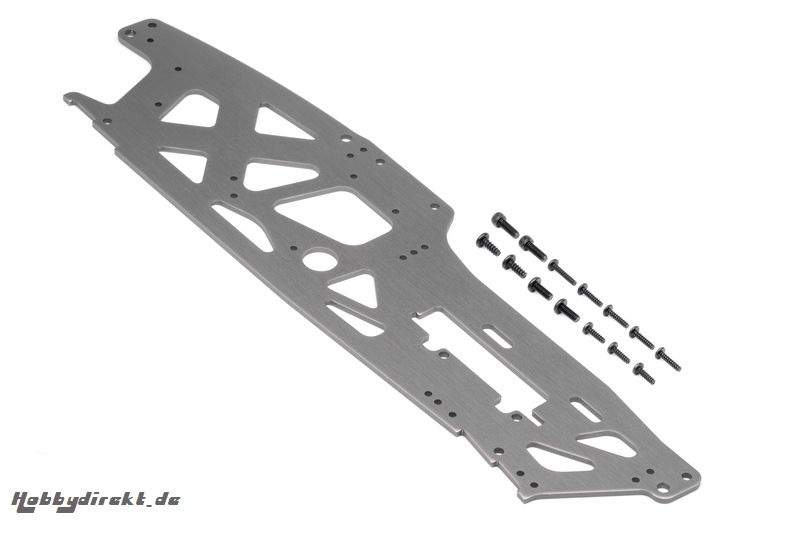 TVP Chassis (links/grau/3mm/Sav XL Octa) hpi racing H108942