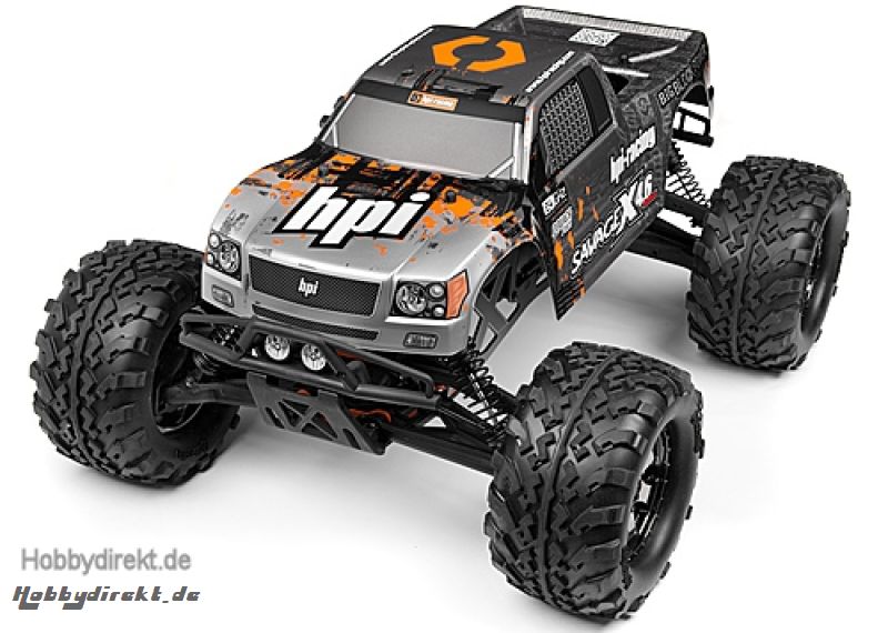 Savage X 4.6 RTR (silber/gunmetal) hpi racing H109085