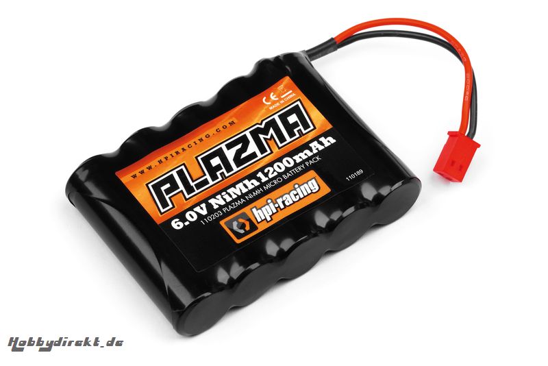 Plazma 6.0 1200mAh NiMh Micro Akku-Pack hpi racing H110203