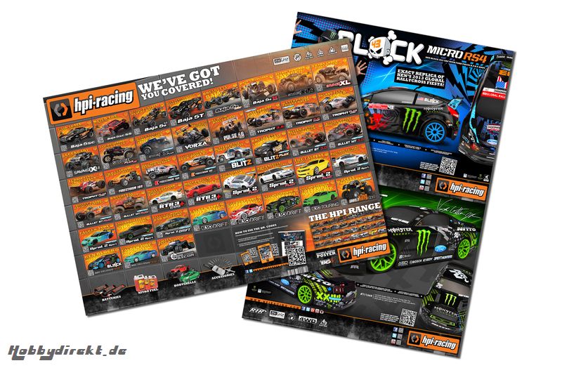 HPI Global-Range Poster (A1/beids./25St) hpi racing H113079