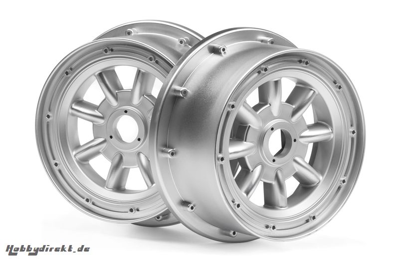 ML-8 Felge silber (120x60mm/2St) hpi racing H115765