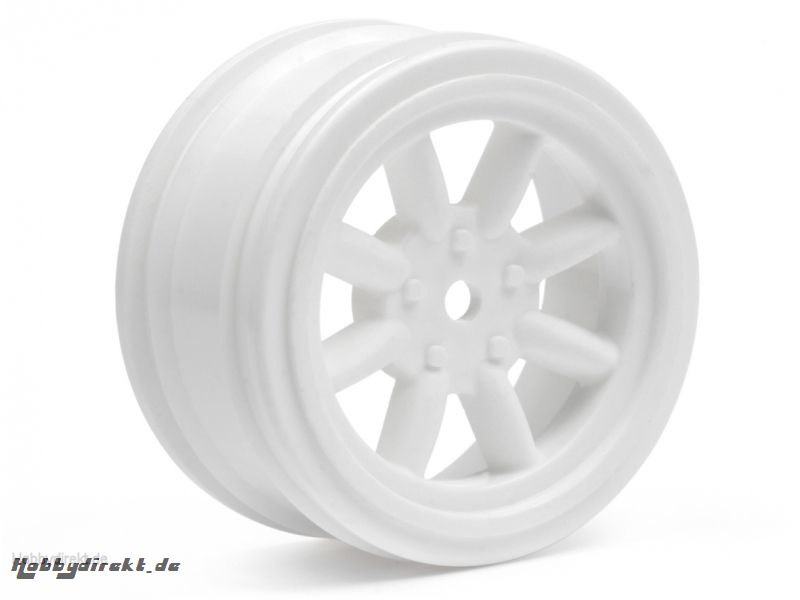 Vintage 8-Speichen Felge 26mm (weiss/0) hpi racing H3805